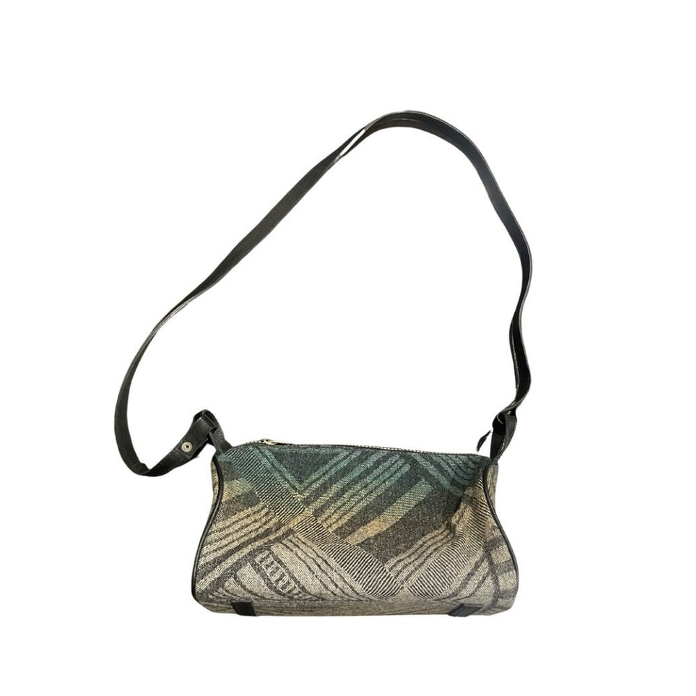 Pendleton 100% Wool Southwestern Inspired Barrel Crossbody Purse Handbag